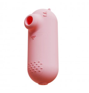 SECWELL - Little Pudding Pulse Suction Vibrating Egg (Battery - Pink)